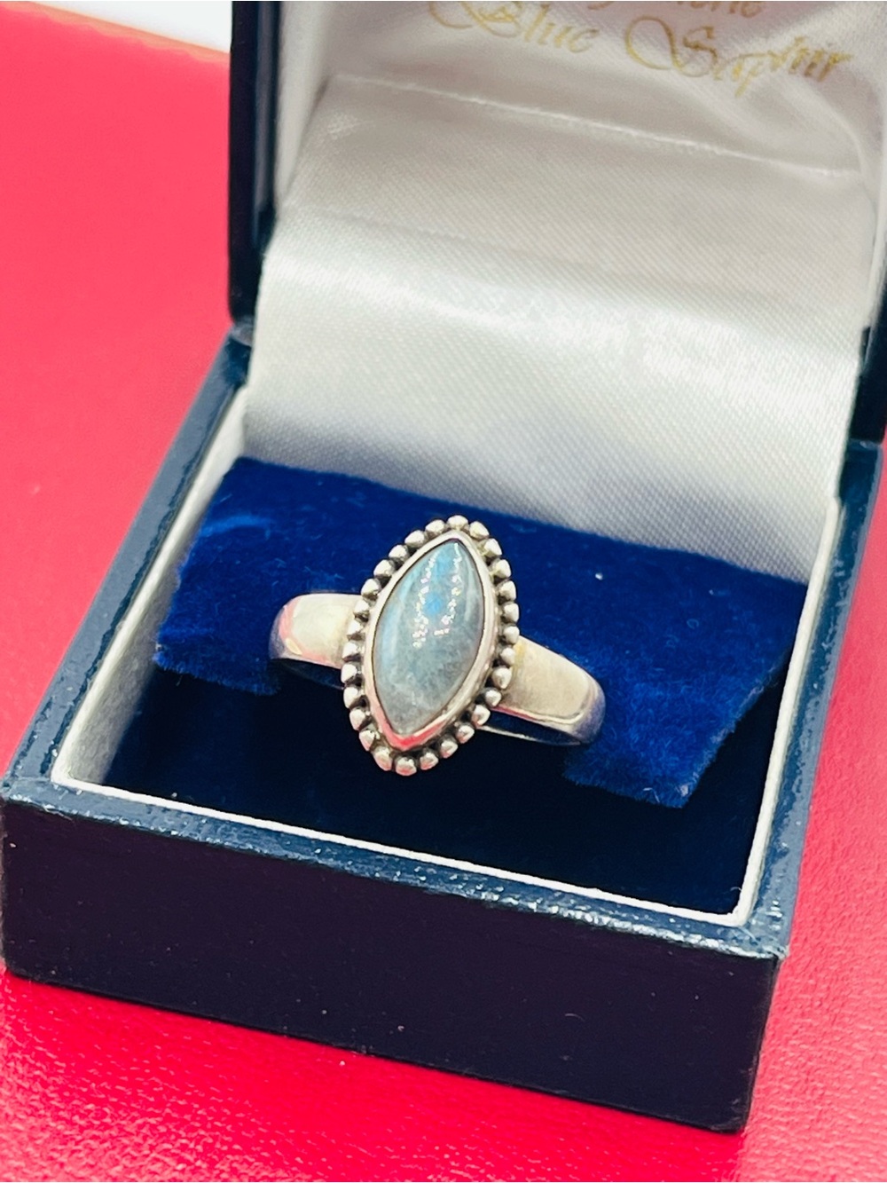 Sterling Silver 925 Moonstone Ring – Handmade Gemstone Jewelry
